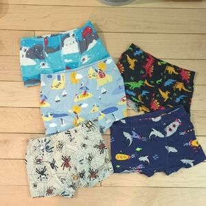Kids 5 Pack Patterned Cotton Underwear - Multi Color Pack - 8 Years